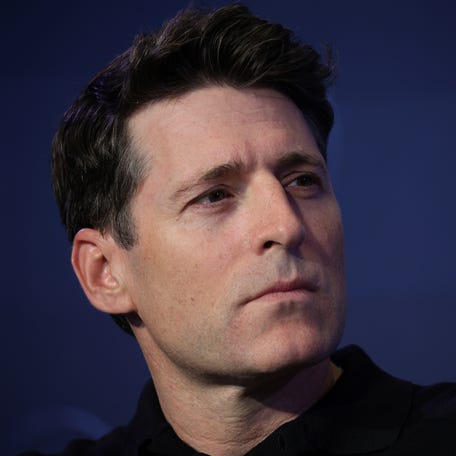 "CBS Evening News" anchor Tony Dokoupil speaks at the 2026 Semafor World Economy summit in Washington, D.C., on April 15, 2026.