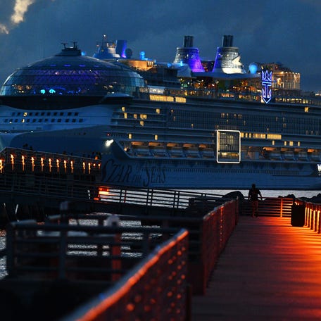 Royal Caribbean's Star of the Seas sailed into Port Canaveral.