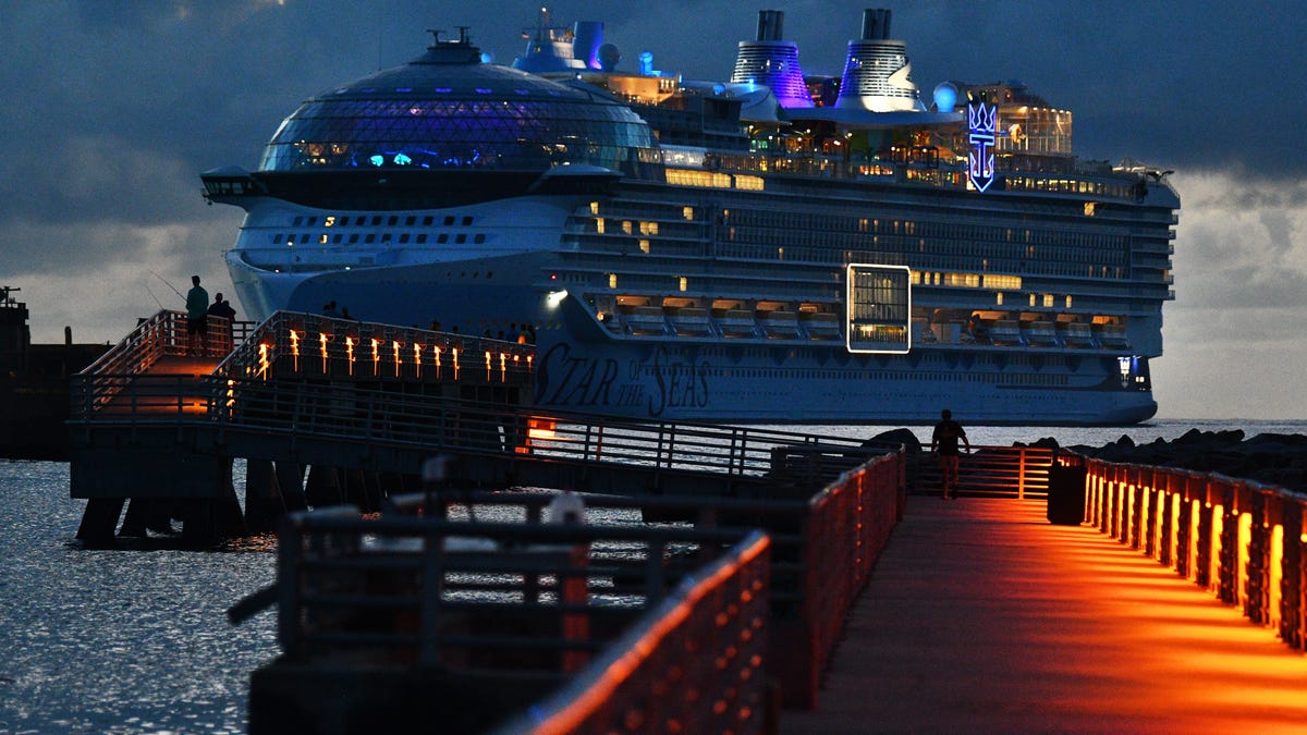 Royal Caribbean's Star of the Seas sailed into Port Canaveral.