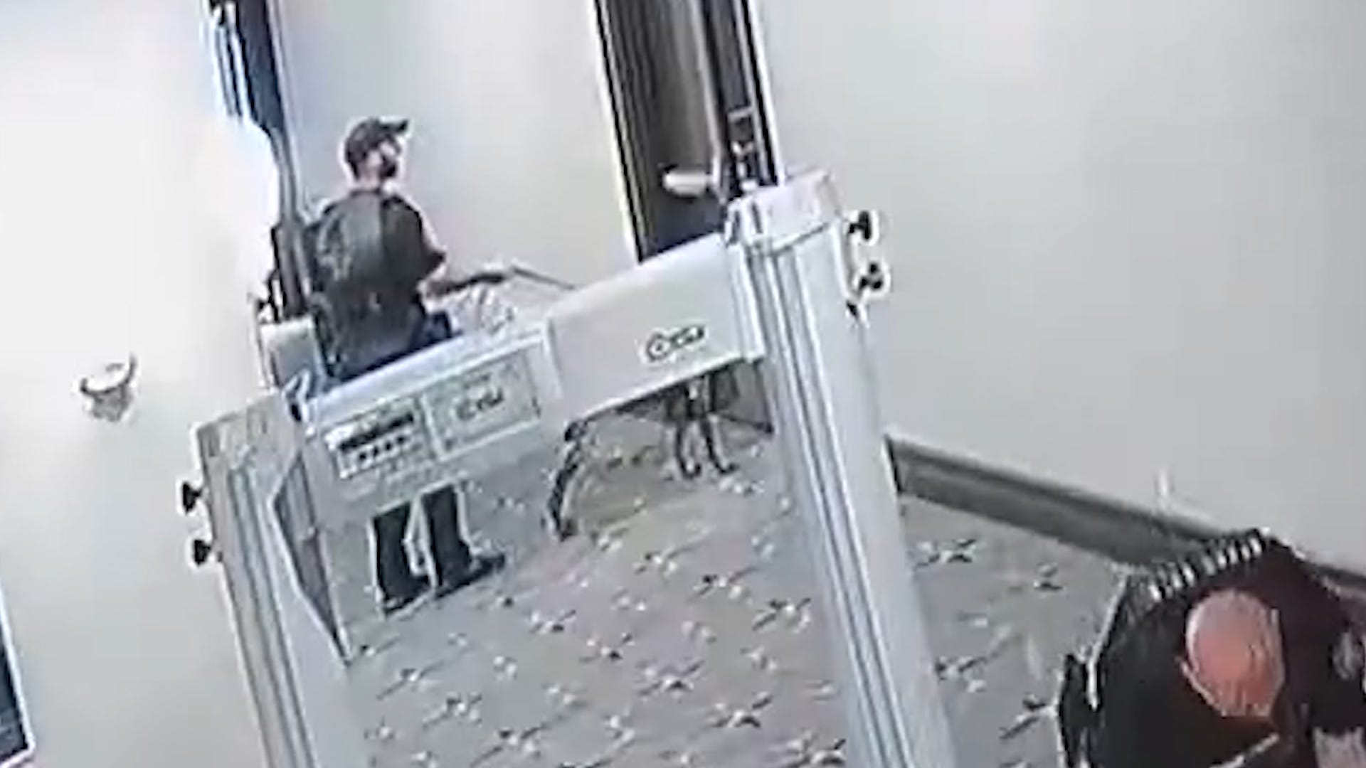 The video was released as part of an ongoing review of the April 25 incident in which an armed man rushed security at the event.