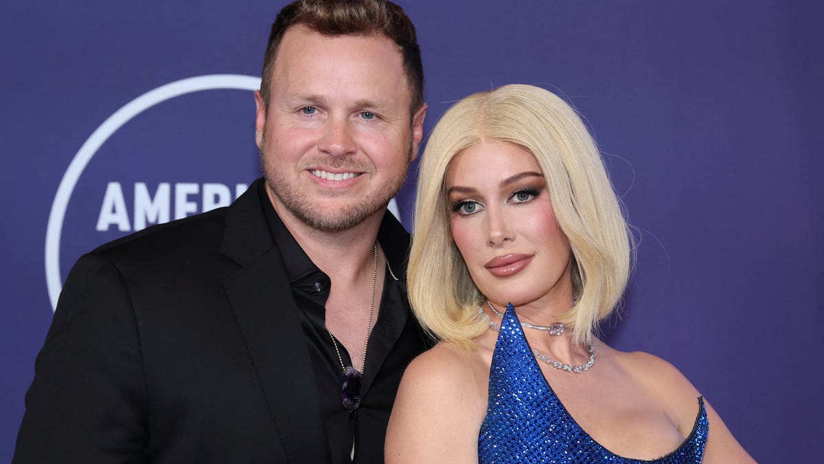 Spencer Pratt and his wife, fellow “The Hills” alum Heidi Montag, attend the 2025 American Music Awards in Las Vegas on May 26, 2025.