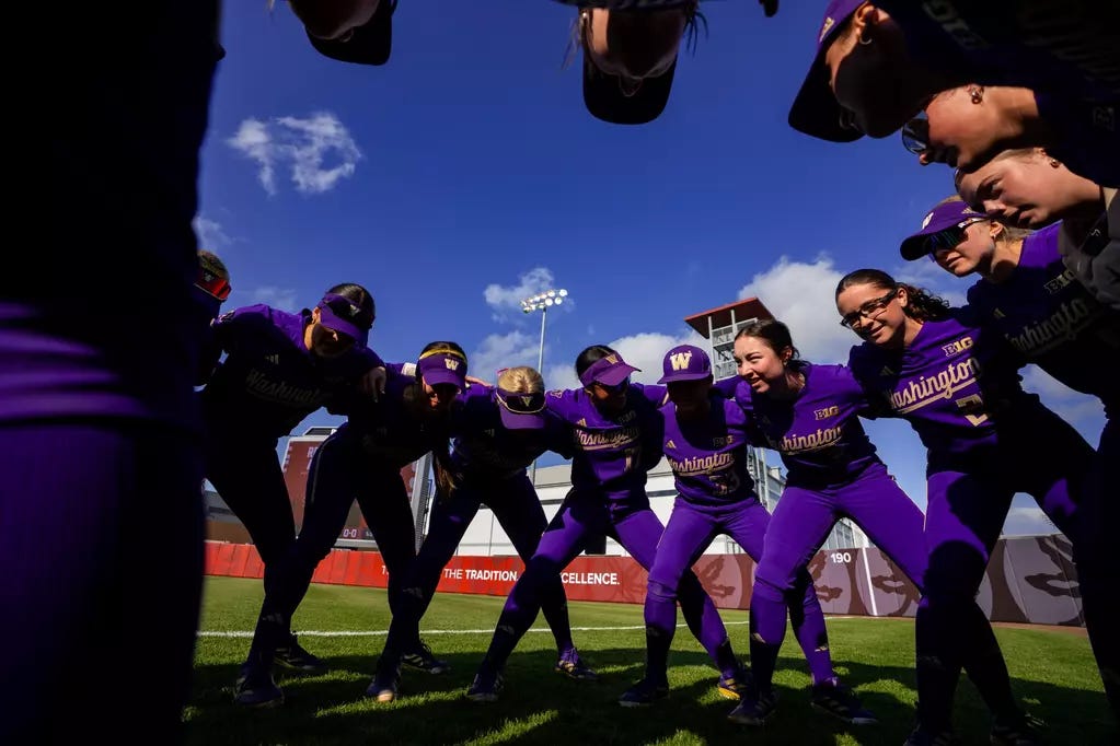 Washington softball walked off on by Ohio State to end regular season