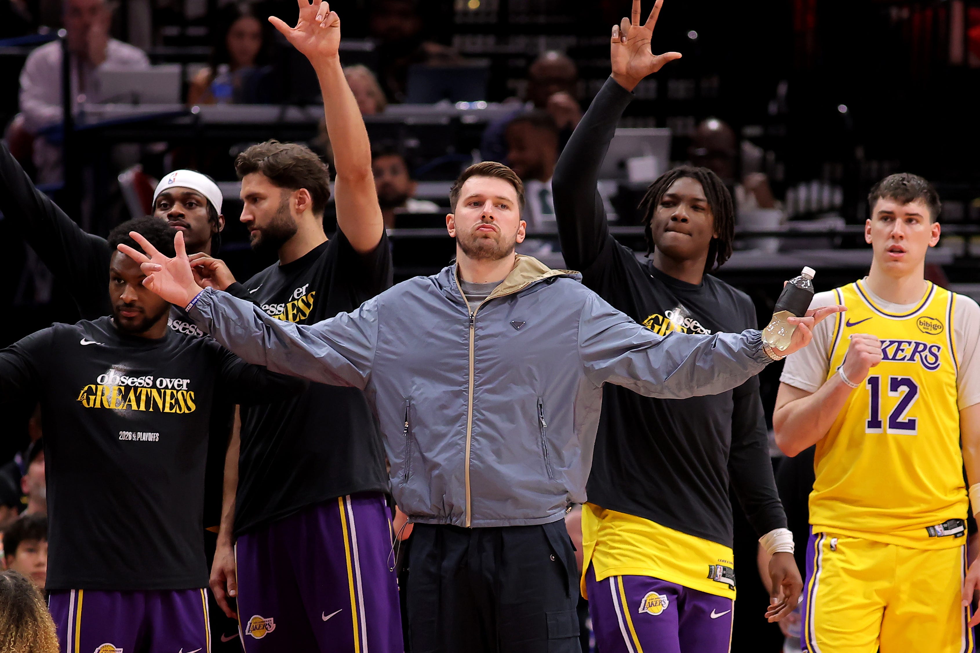 The Los Angeles Lakers are moving on to the second round of the NBA playoffs, but will Luka Doncic be ready to play? Here's the latest.