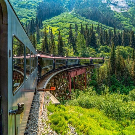 A vacation in Alaska always includes stunning scenery