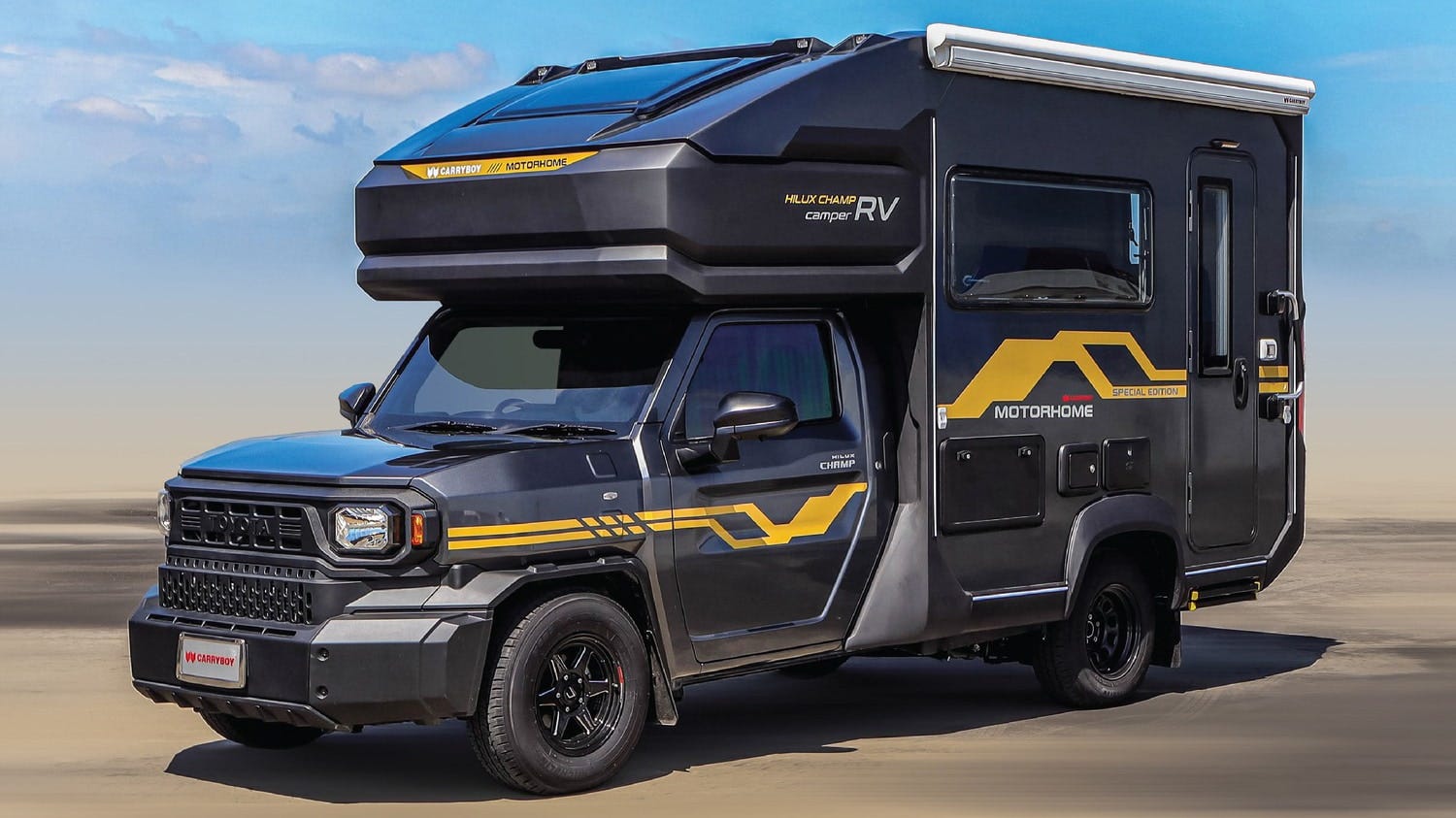 toyota hilux champ motorhome carryboy pickup truck camper 3