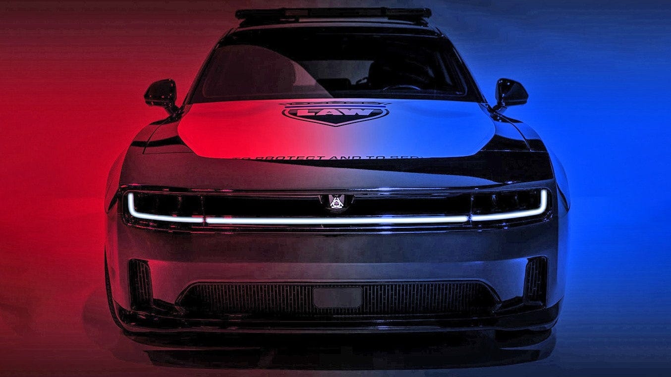 dodge charger daytona pursuit police car concept 1