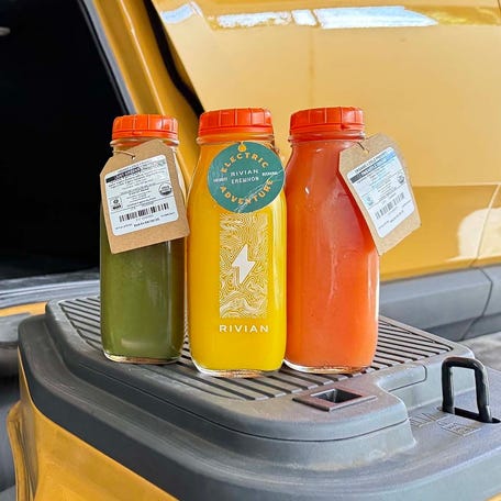 Rivian x Erewhon Juice Hands On Taste Test 14