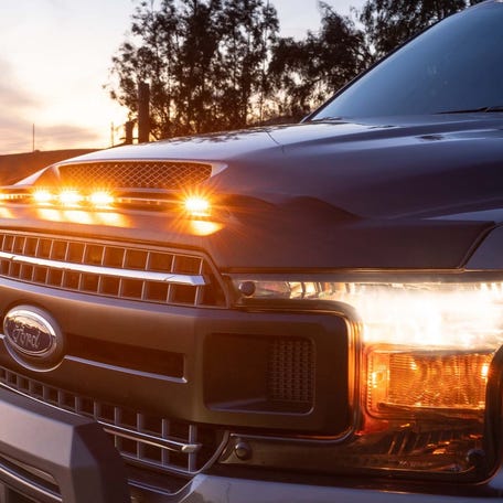 010 fourwheeler lighting products avs hood protector lights