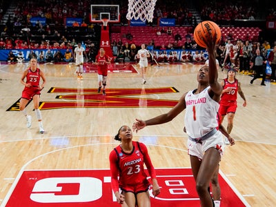 Maryland into women's Sweet 16 after 77-64 win over Arizona