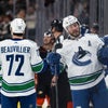 Pettersson, Hughes shine in Canucks' 2-1 win over Ducks