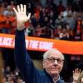 Syracuse nearly blows 29-point lead, edges Notre Dame on 'Jim Boeheim Day'