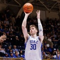 Filipowski back in lineup after court-storming injury, leads No. 10 Duke past Louisville 84-59