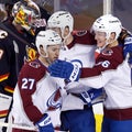 Mikko Rantanen extends point streak to 10 games with four more as Avs beat Flames 6-2