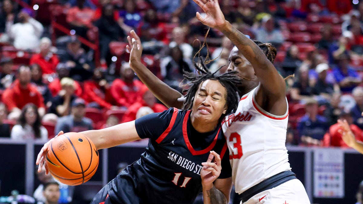 Young Leads No. 21 UNLV to Third Straight MWC Title, Tops San Diego State 66-49