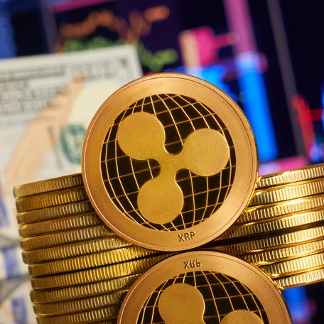 A coin representing Ripple