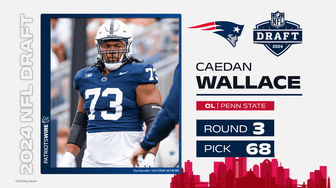 Patriots draft receiver Ja'Lynn Polk, offensive tackle Caedan Wallace in Rounds 2 and 3