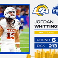 Rams finally add a WR, select Jordan Whittington at No. 213