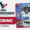 How does new WR Ben Skowronek fit into Texans' plans
