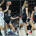 Kelsey Plum's reaction to Kate Martin's block is the WNBA highlight of the week