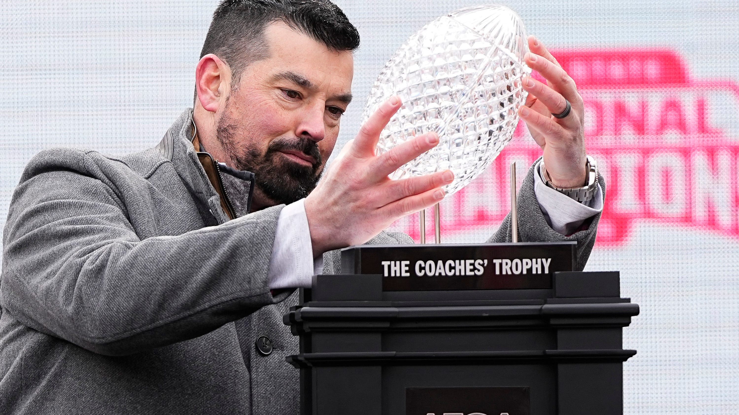 Ohio State coach Ryan Day stomps for Big Ten automatic CFP spots