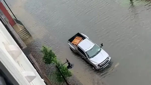 Ida floods roads in southern Alabama