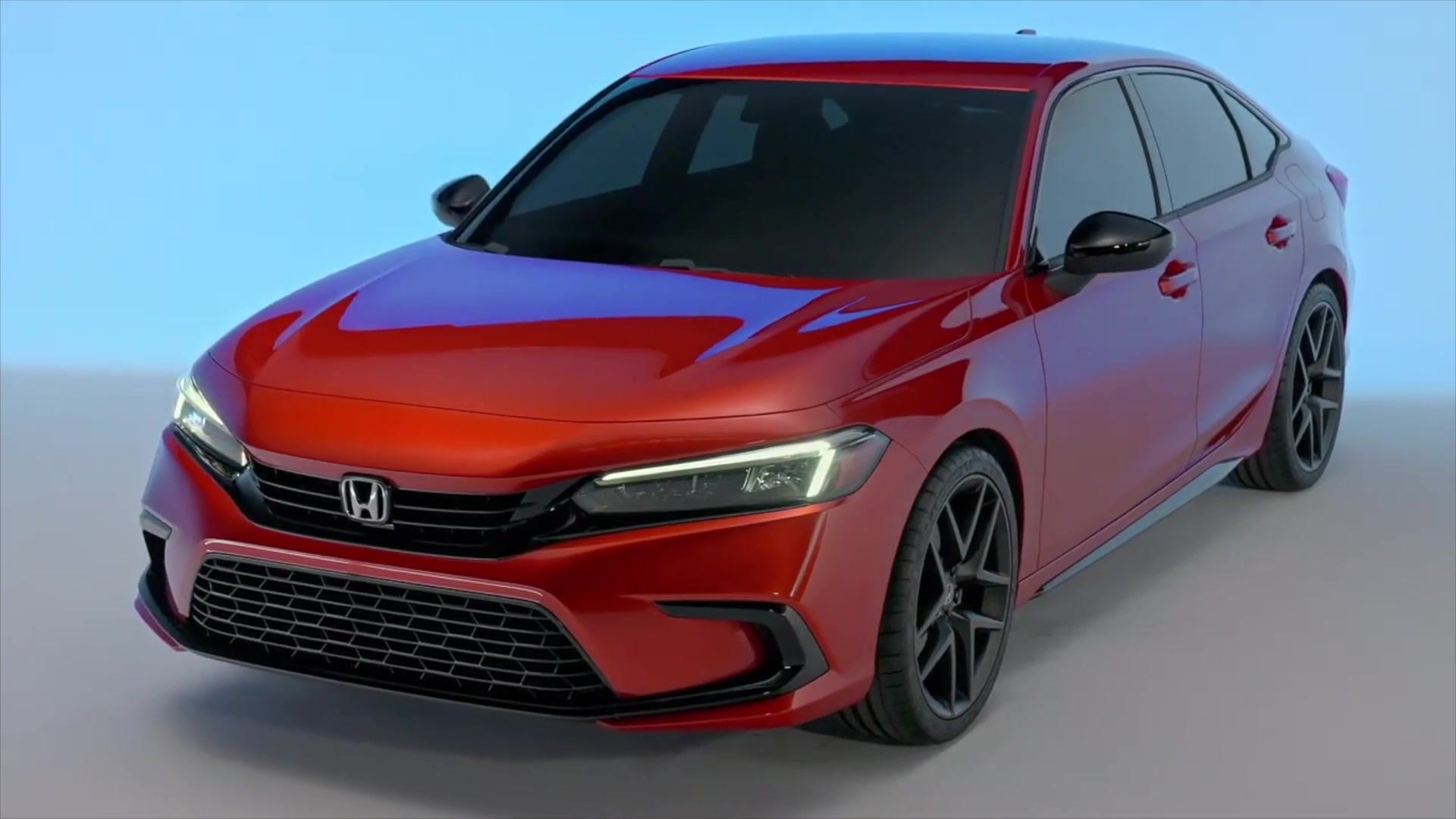 Honda Civic 22 Redesigned Honda Reveals New Compact Car