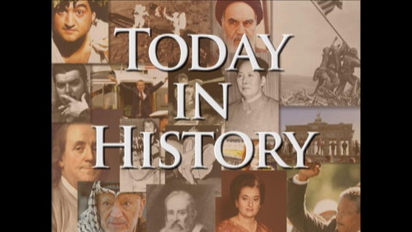 Today in History for  May 31st