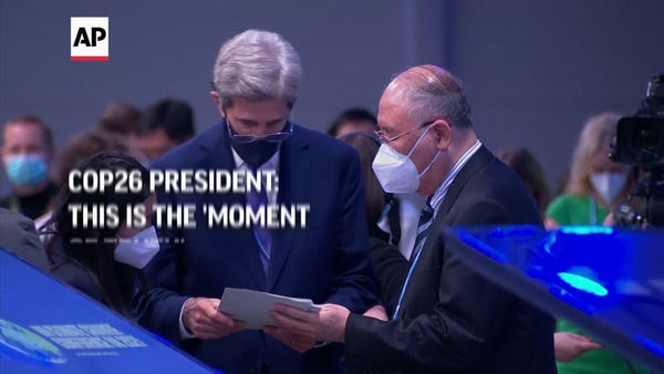 COP26 president: This is the 'moment of truth'
