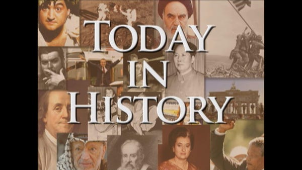 Today in History for January 15th