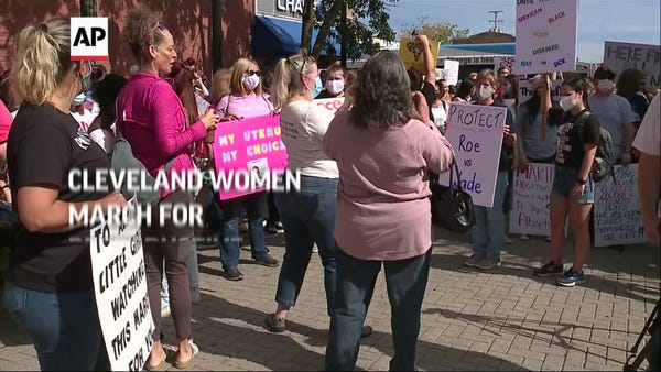 Cleveland women march for reproductive rights
