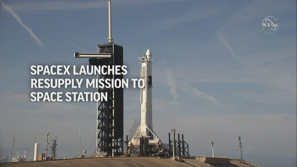 SpaceX launches resupply mission to space station 