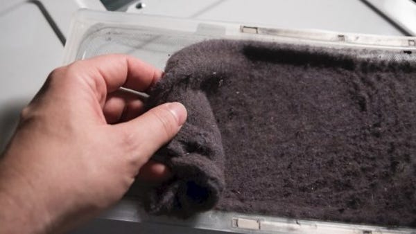 Who knew dryer lint could be used for this?