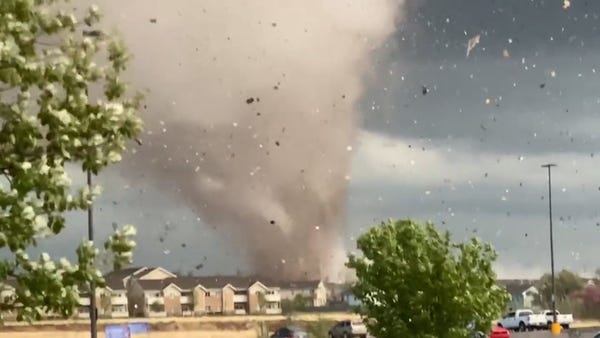 Tornado tears through Andover, Kansas