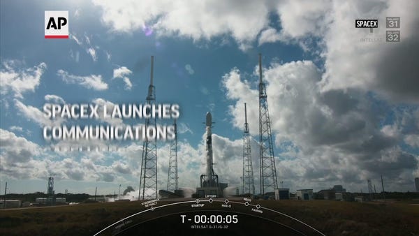 SpaceX launches communications satellites