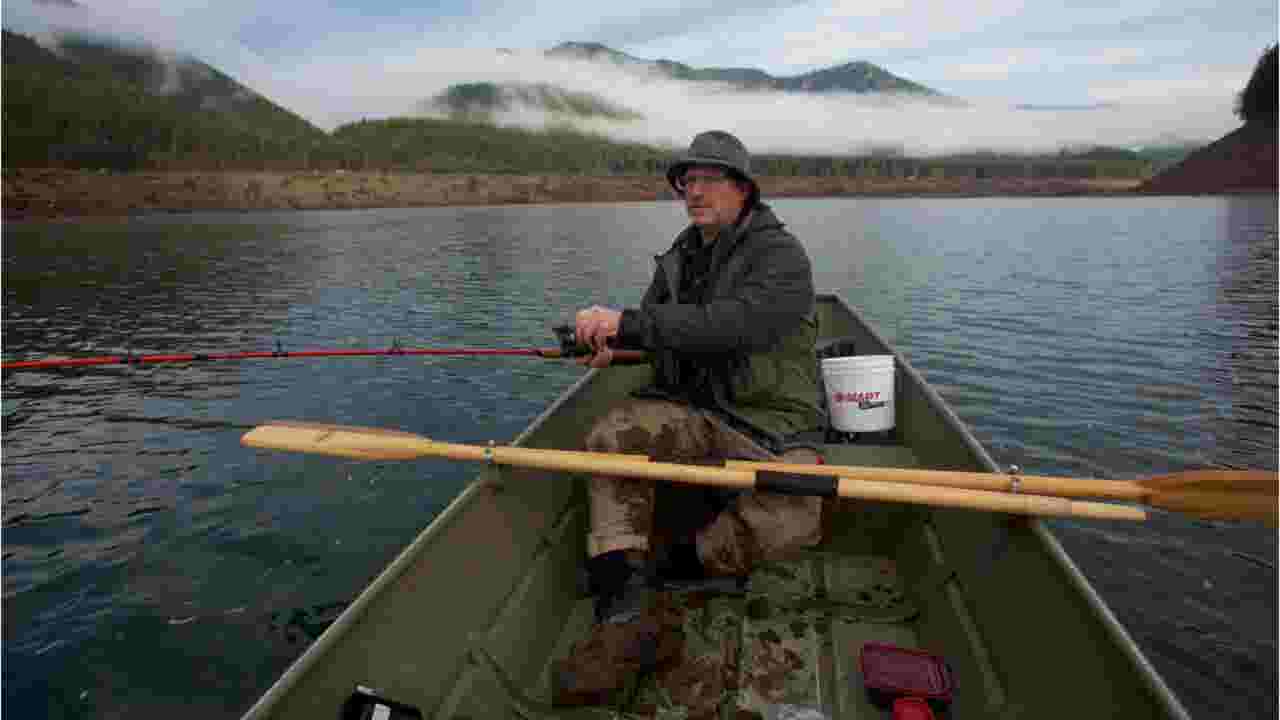 Fishing Detroit Lake during historically low levels