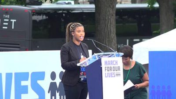 Thousands rally in US demanding action on gun laws