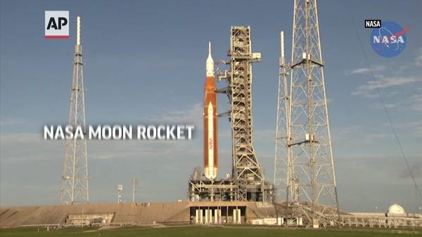 NASA moon rocket launch off for at least a few wee
