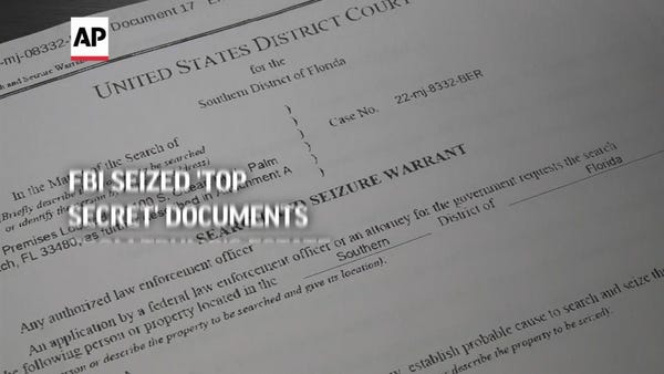 FBI seized 'top secret' documents from Trump's est