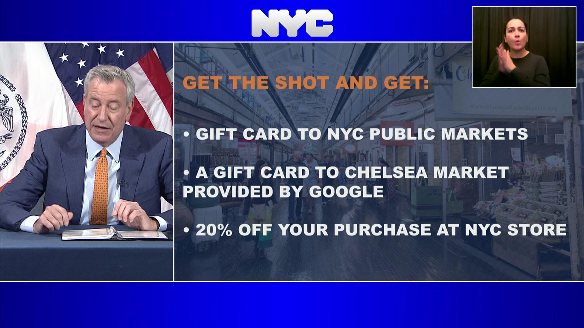 NYC lays out plan to vaccinate kids 12 and over