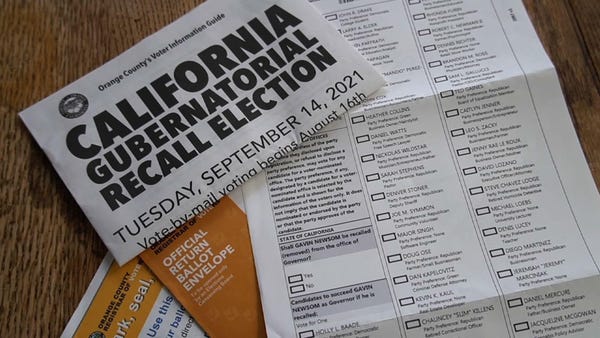 Candidates weigh in on California recall prospects