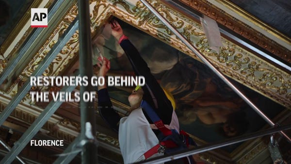 Restorers go behind the veils of Gentileschi paint