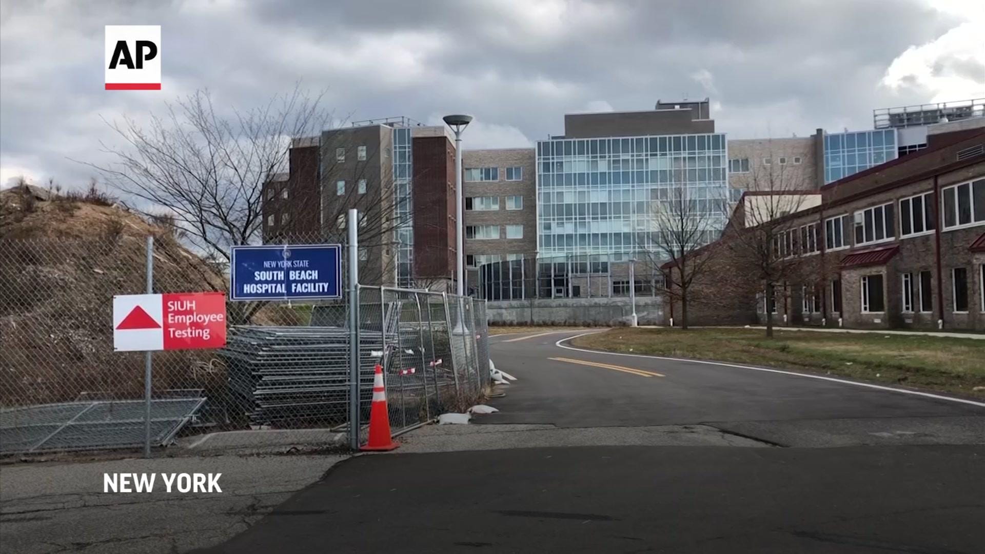 NY opens emergency hospital on Staten Island