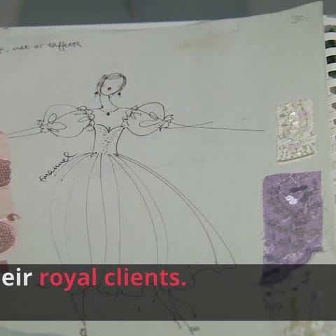 Princess Diana's wedding dress goes on display