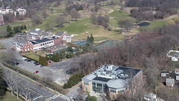 Drone video shows emptiness in New York suburb