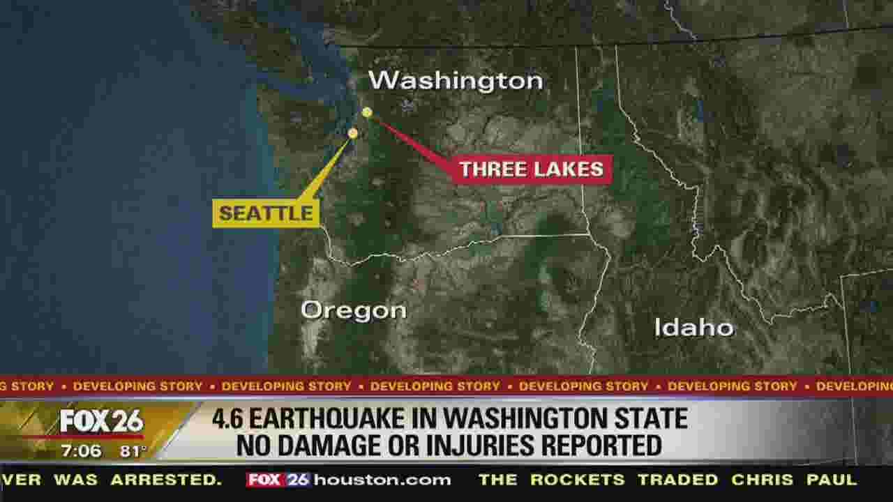Biggest earthquakes seattle