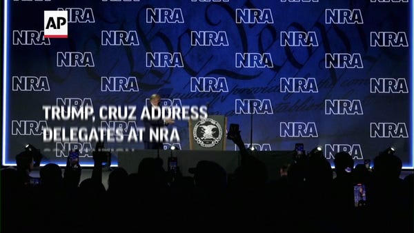 Trump, Cruz address delegates at NRA convention