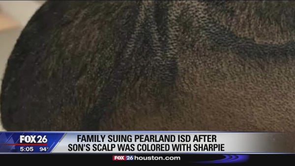 Lawsuit after teen's scalp is colored with Sharpie