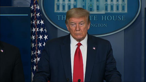 Trump defends protesters, says orders 'too tough'