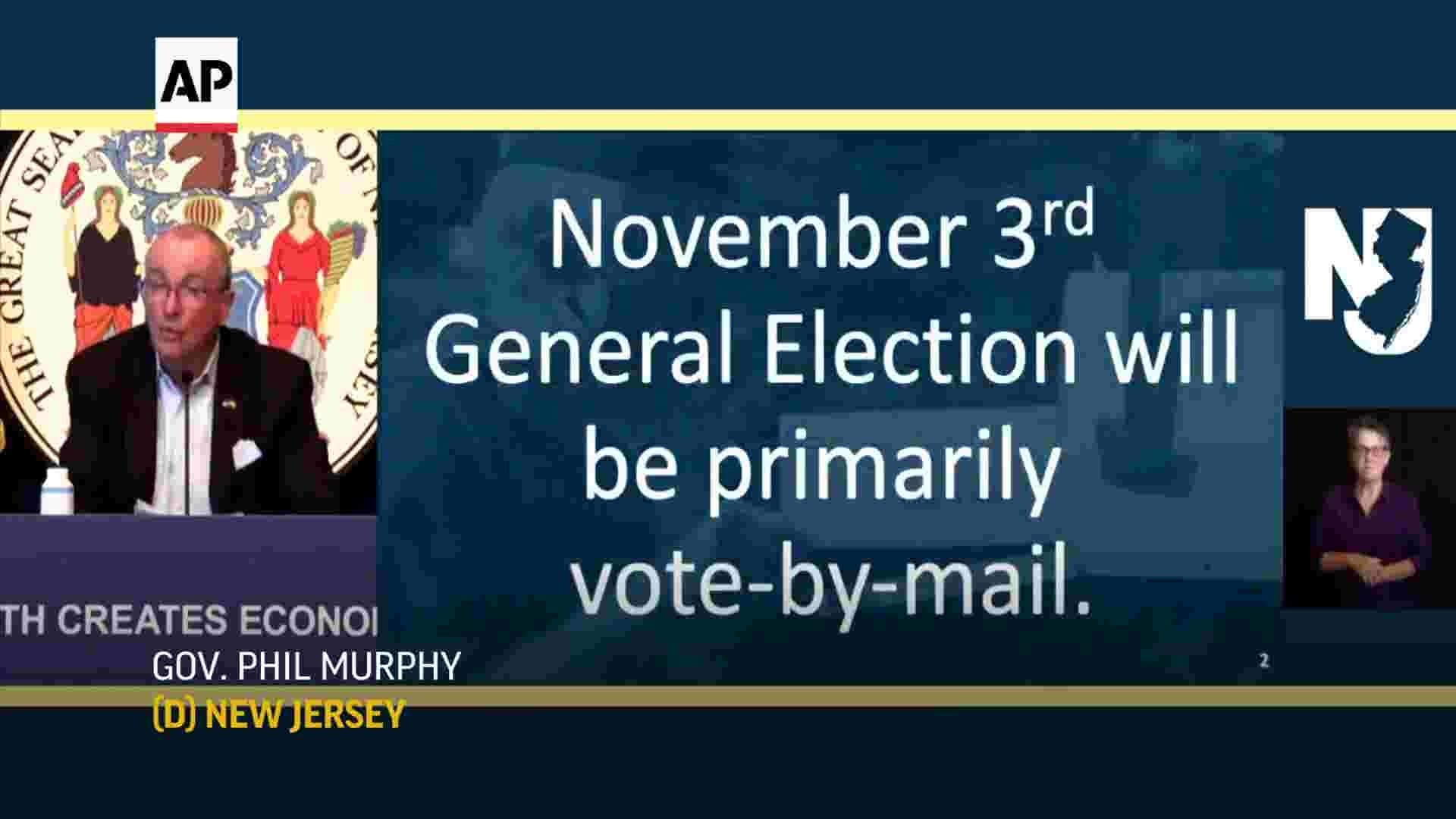 NJ to move to a nearly allmail election this fall