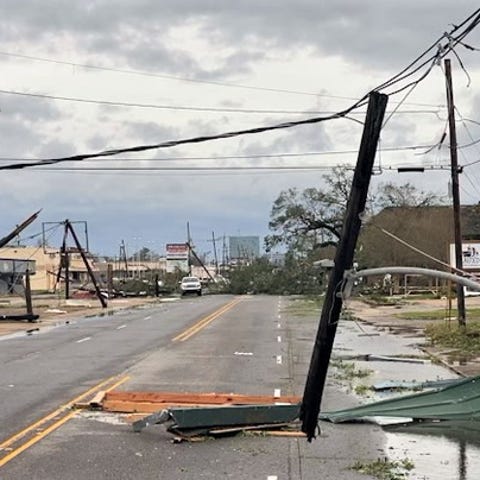 Hurricane Laura leaves a trail of destruction
